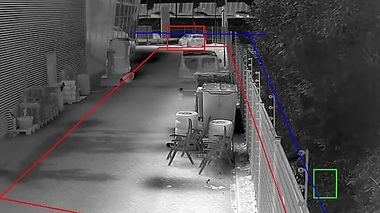 Smart Function of Thermal Camera - Intrusion Detection